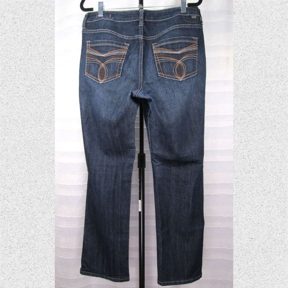 Jag Jeans Mid Rise Slim Leg Blue Jeans - 12P - Picture 3 of 11